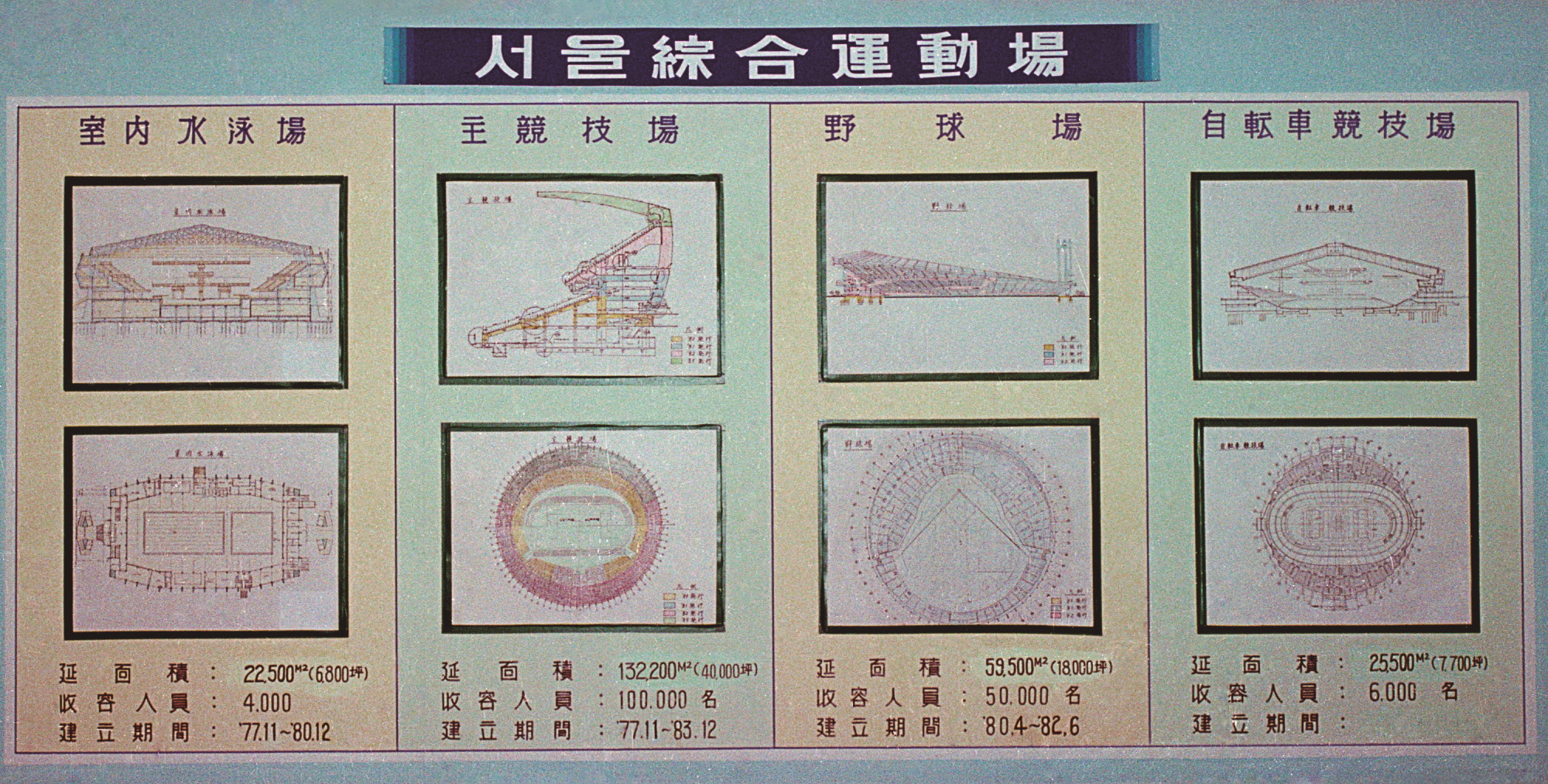 서울종합운동장 도면